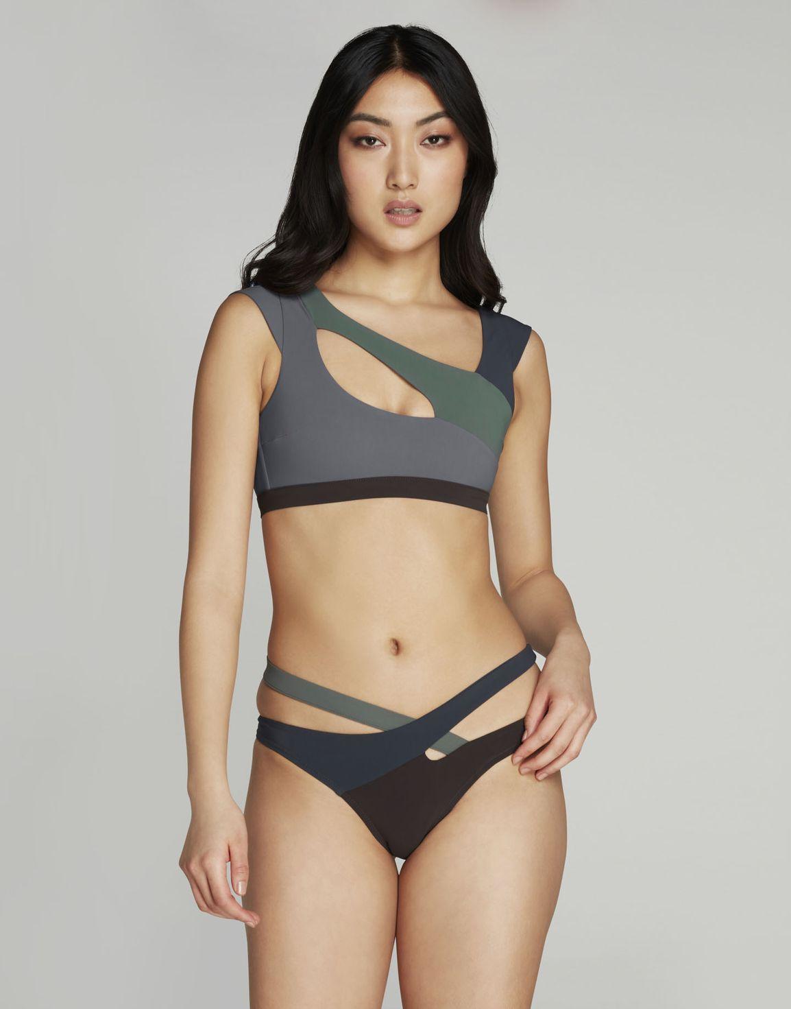 Izaro Bikini Top Khaki | Agent Provocateur