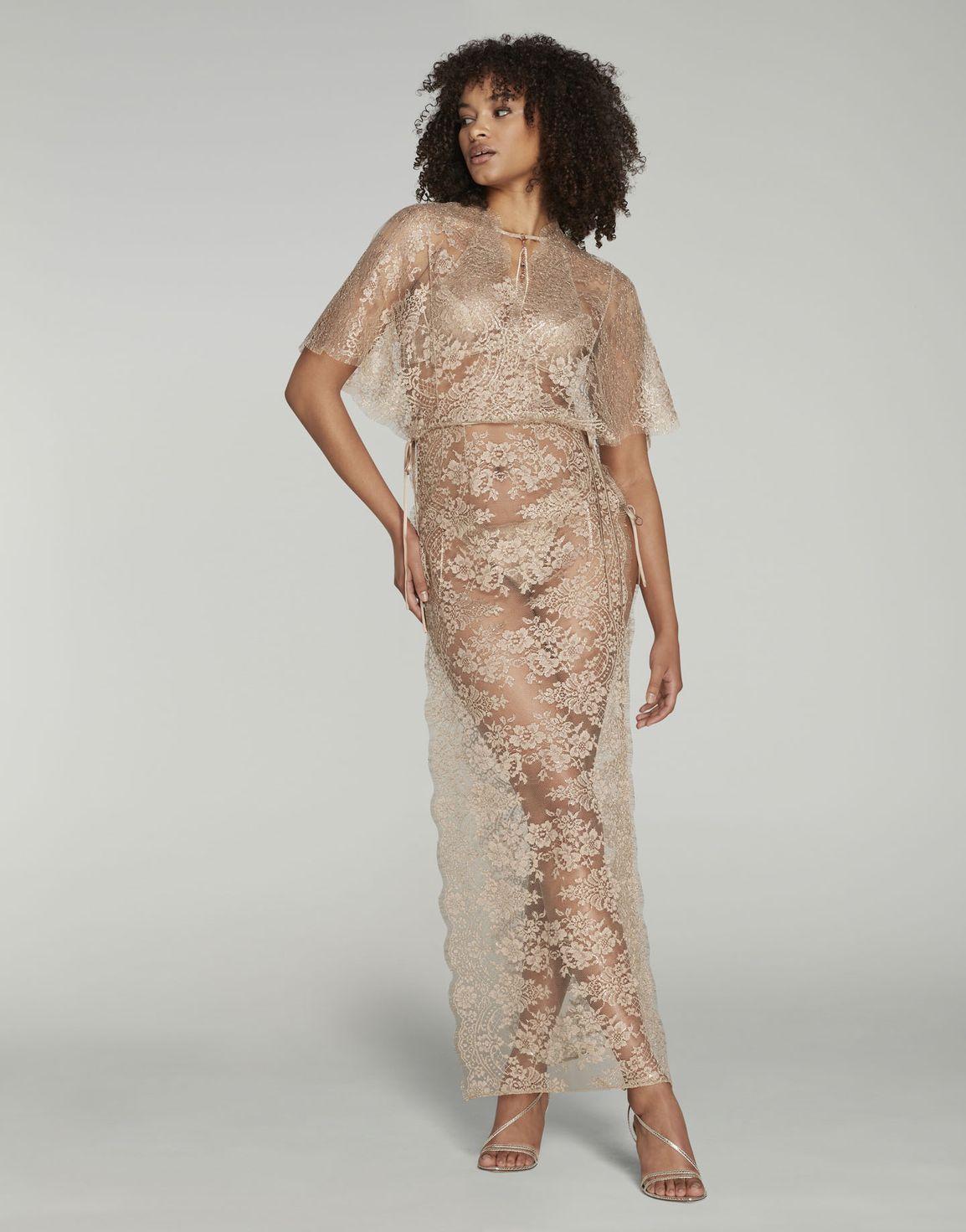 Gayle Gown Gold | Agent Provocateur