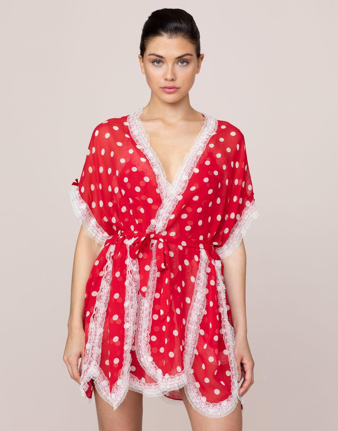 Ismay Short Gown Red | Agent Provocateur