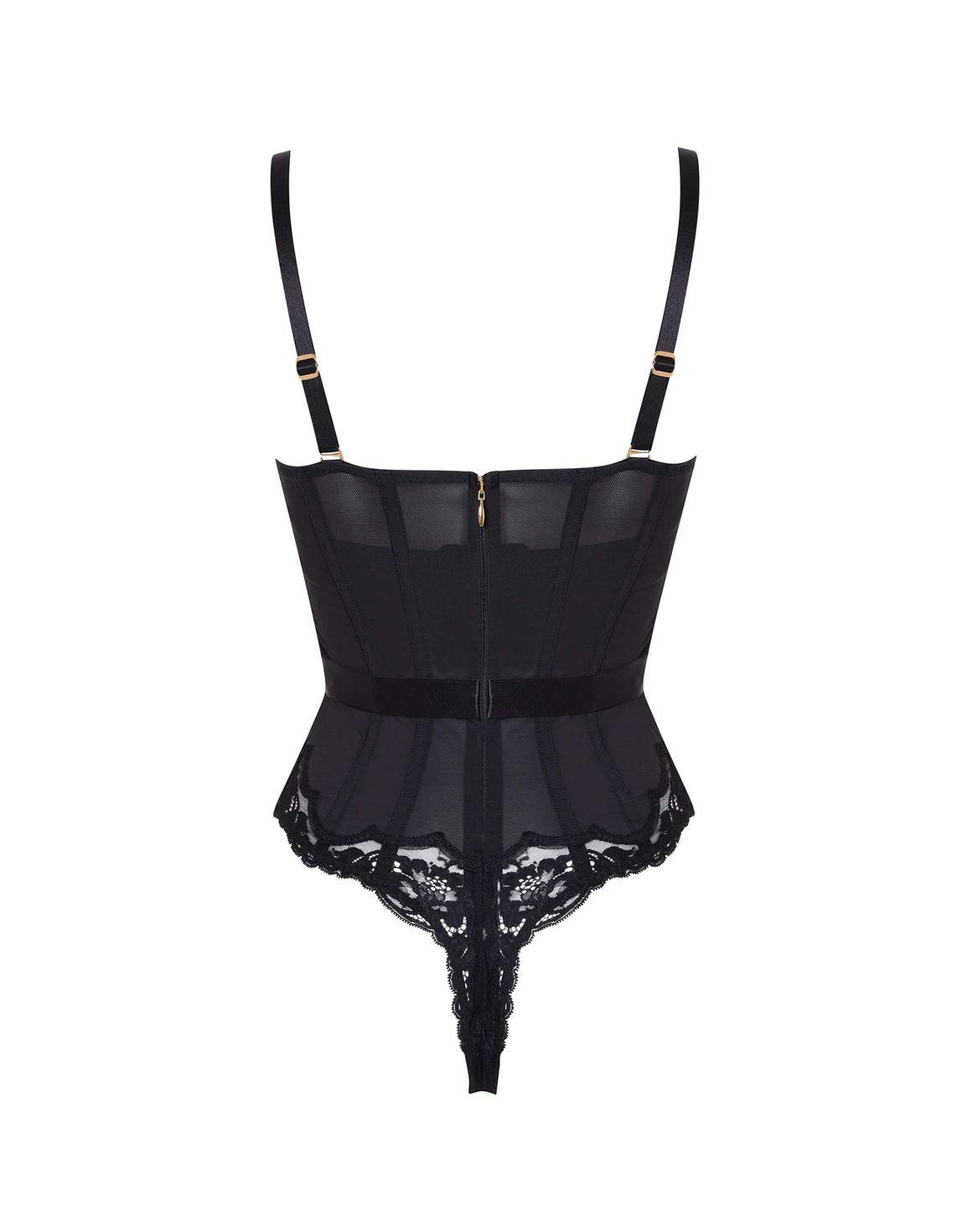 Jorja Bodysuit Black | Agent Provocateur