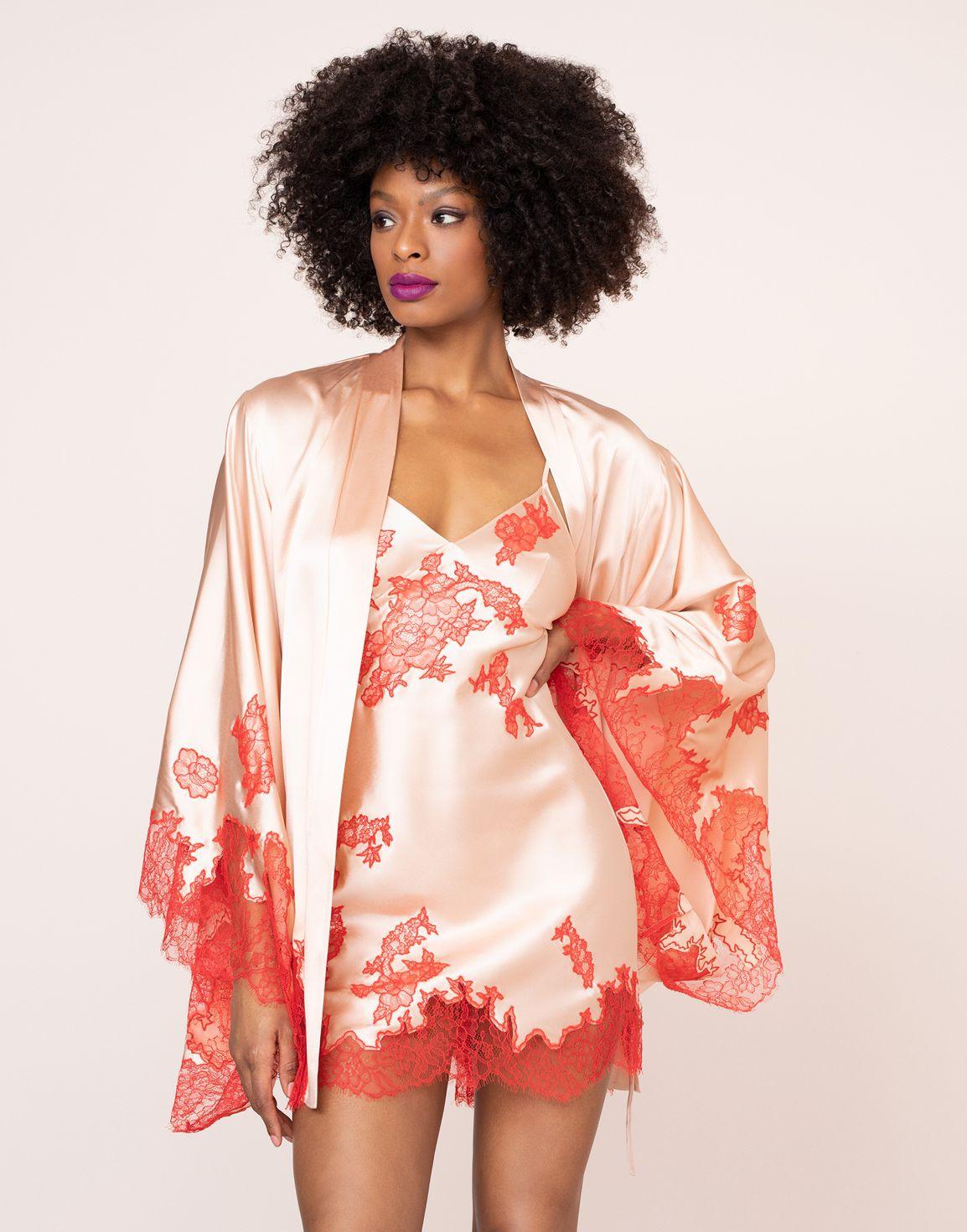 Christi Short Kimono Blush | Agent Provocateur
