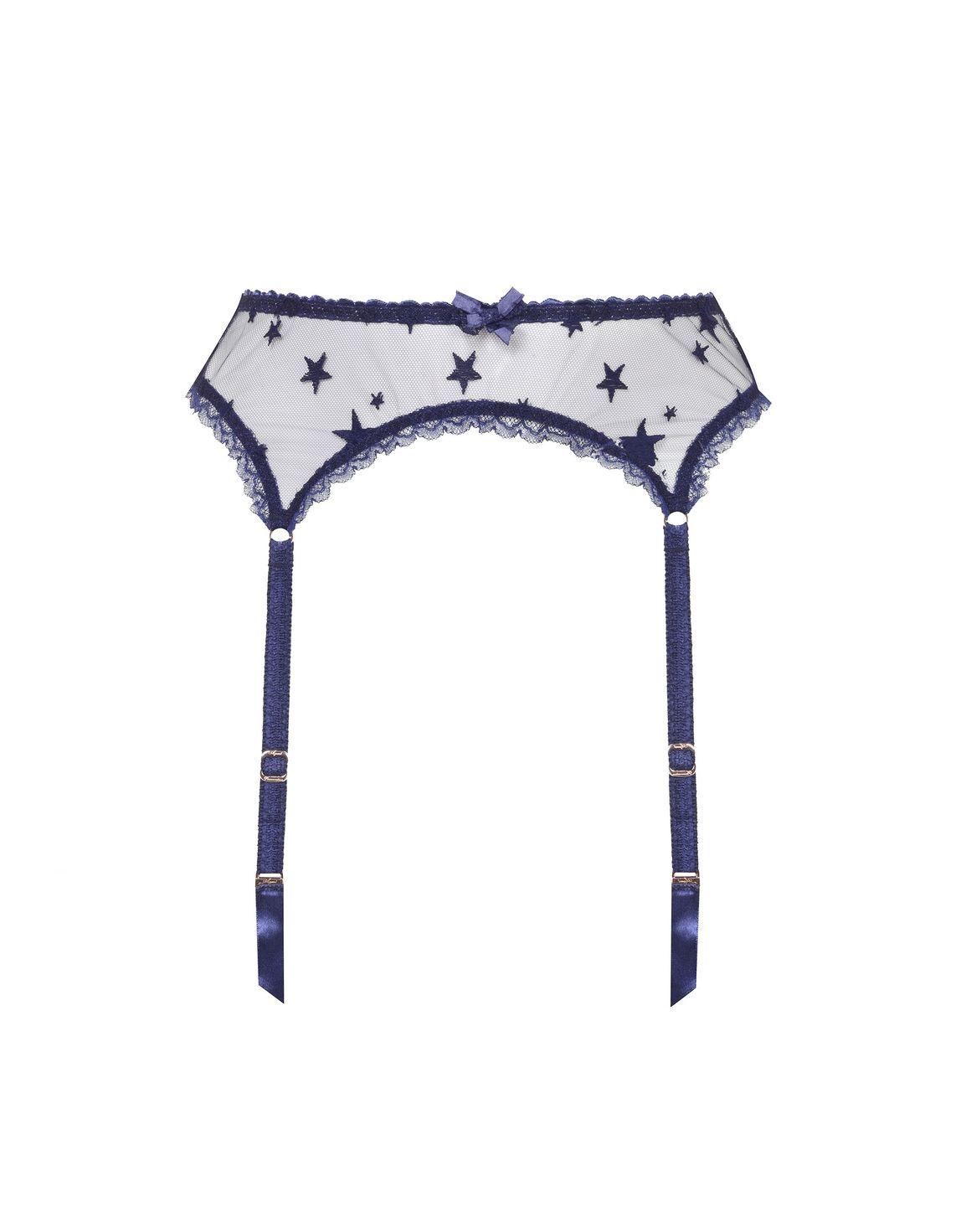 Luxx Suspender Navy | Agent Provocateur