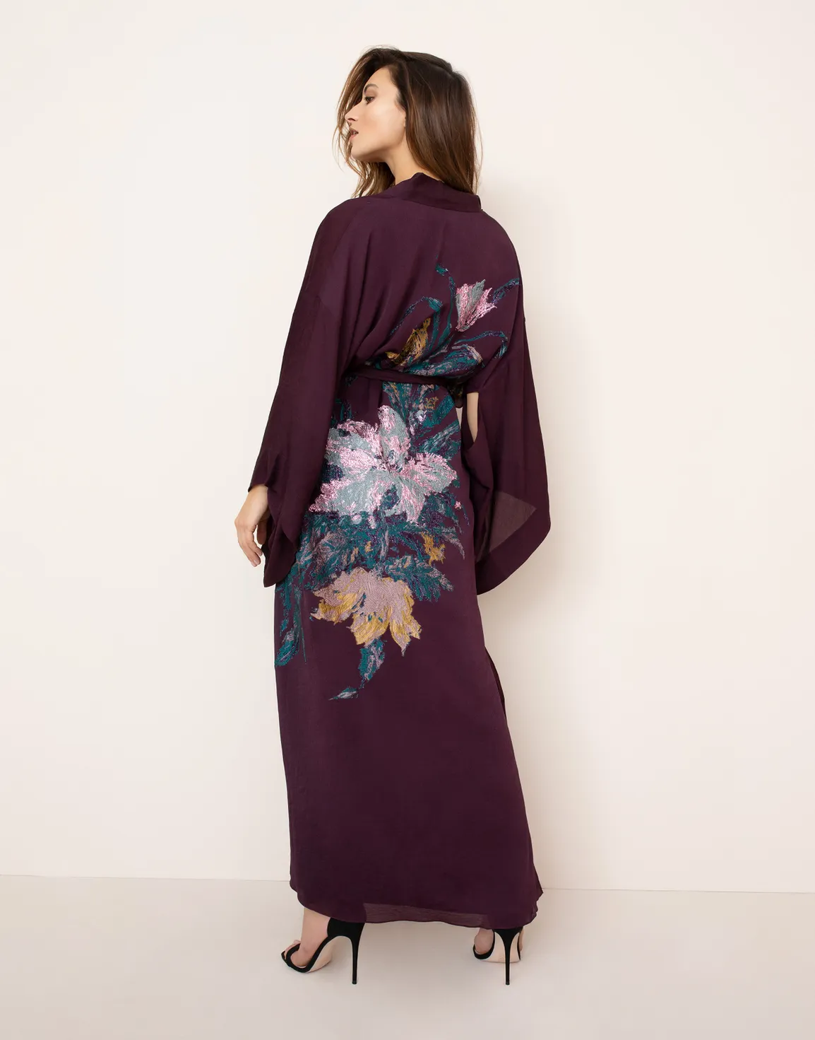 Fay Long Kimono Purple | Agent Provocateur