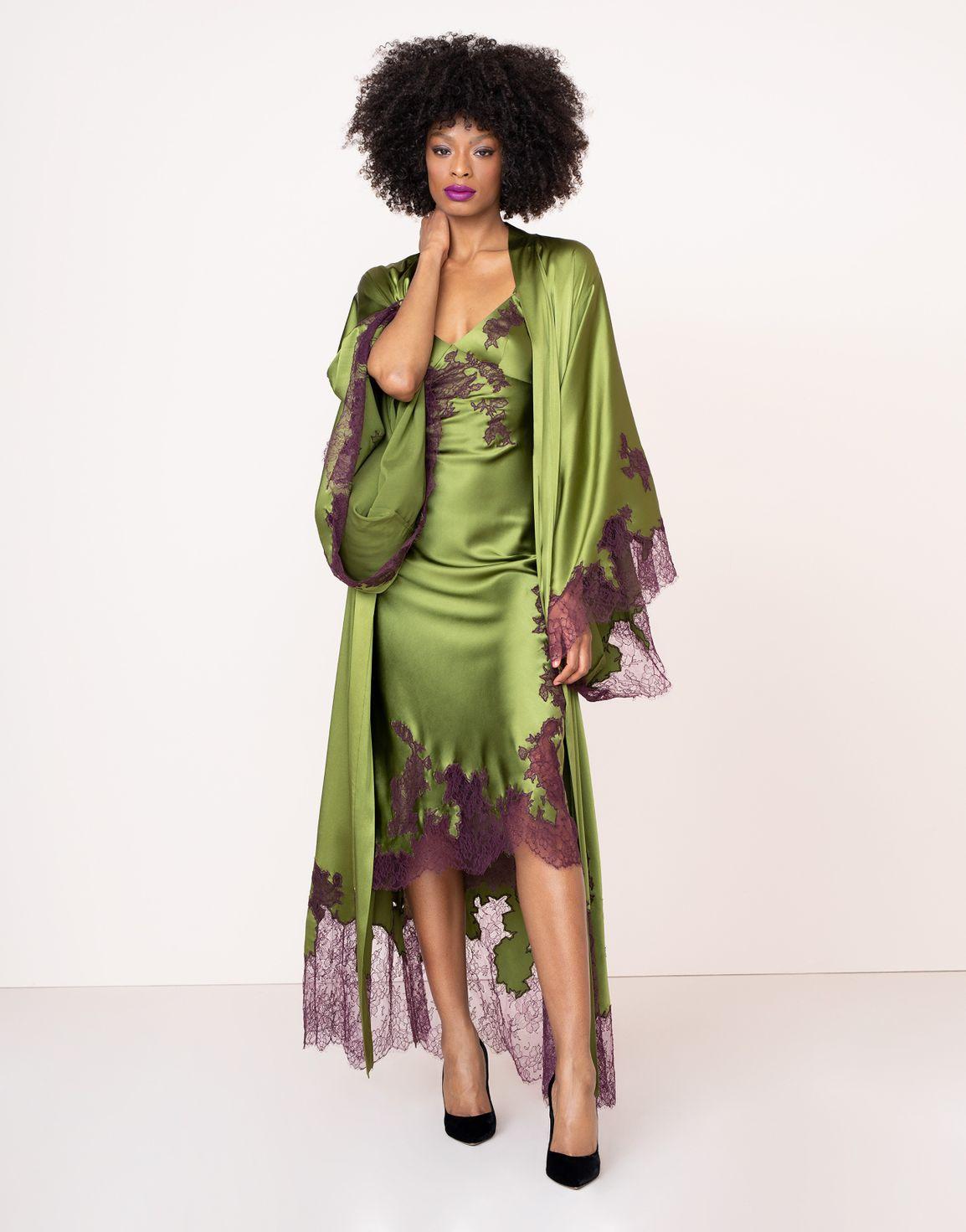 Christi Long Gown Green | Agent Provocateur