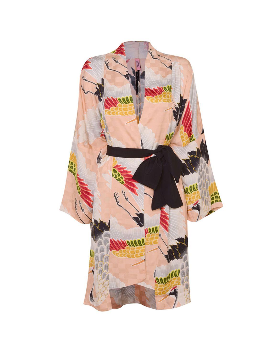Yasuko Long Kimono Pink | Agent Provocateur