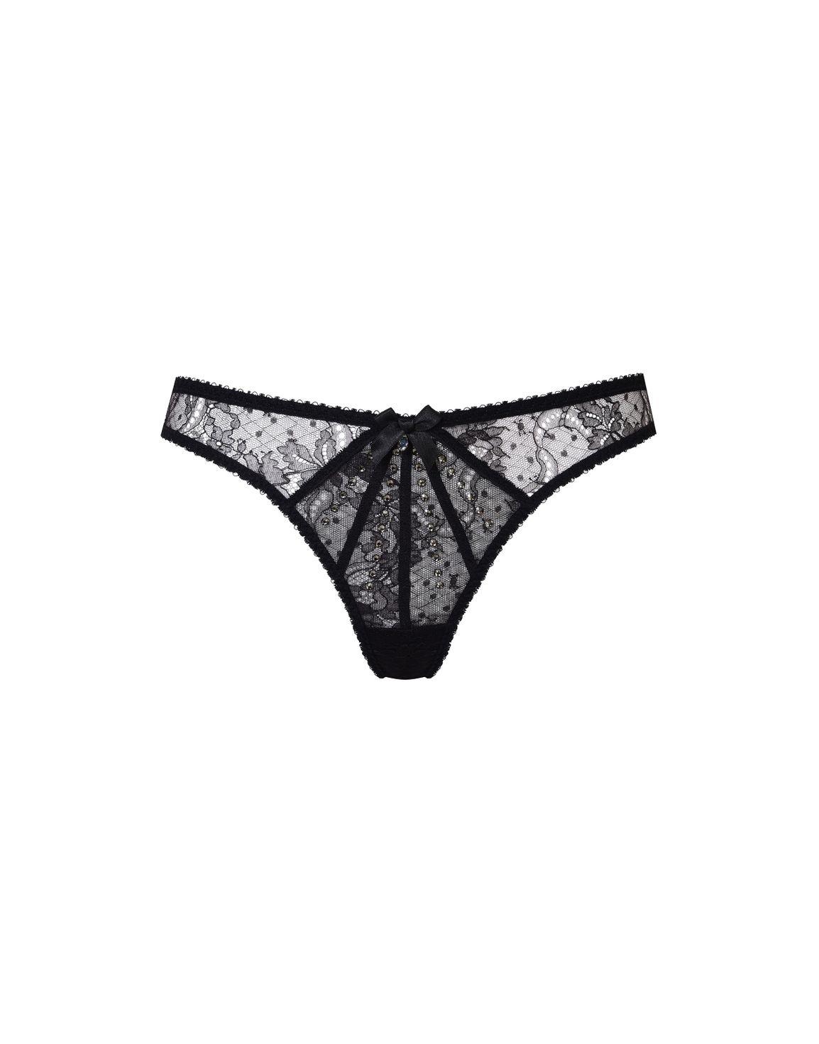 Franni Thong Black | Agent Provocateur
