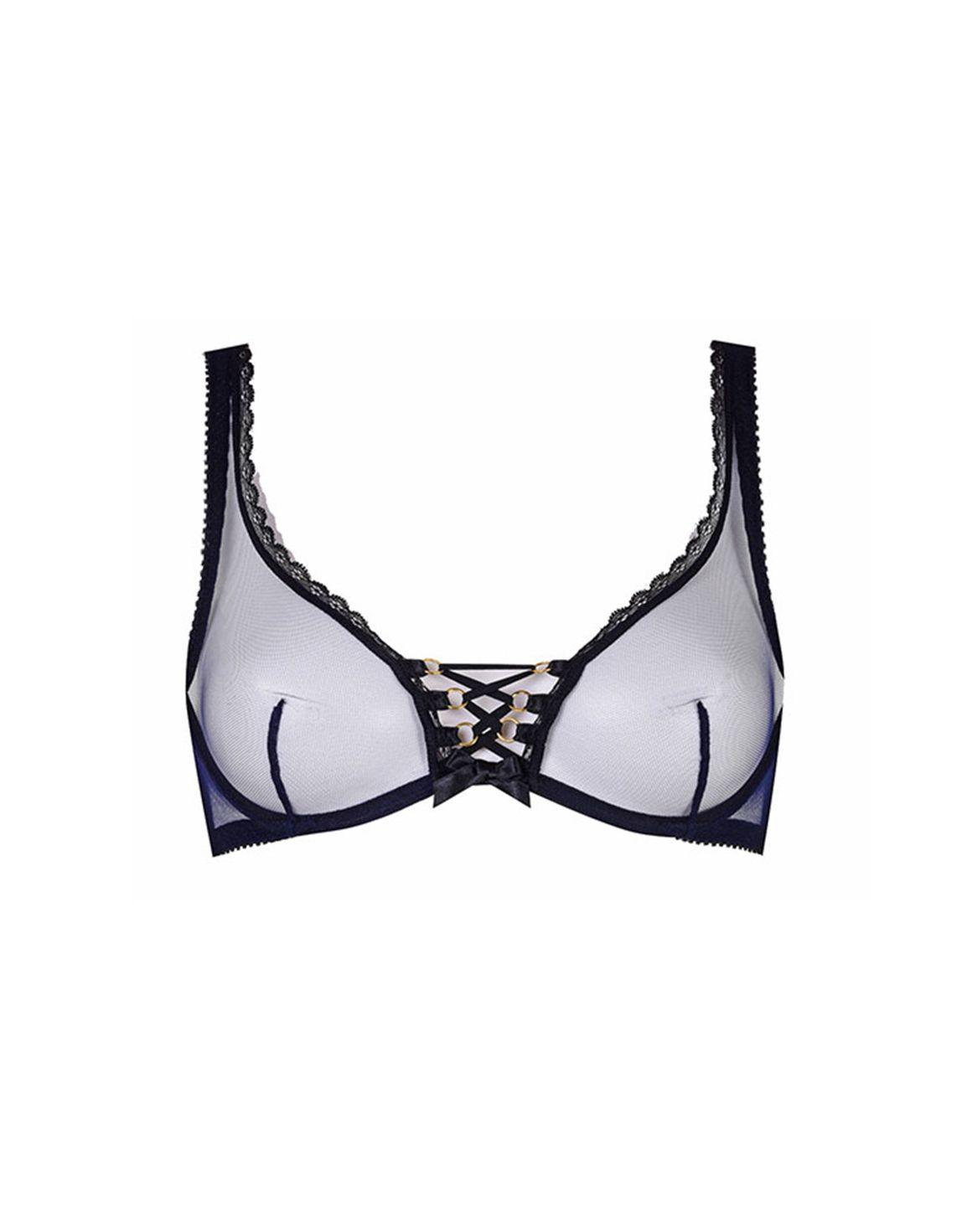 Indy High Apex Underwired Bra Blue | Agent Provocateur