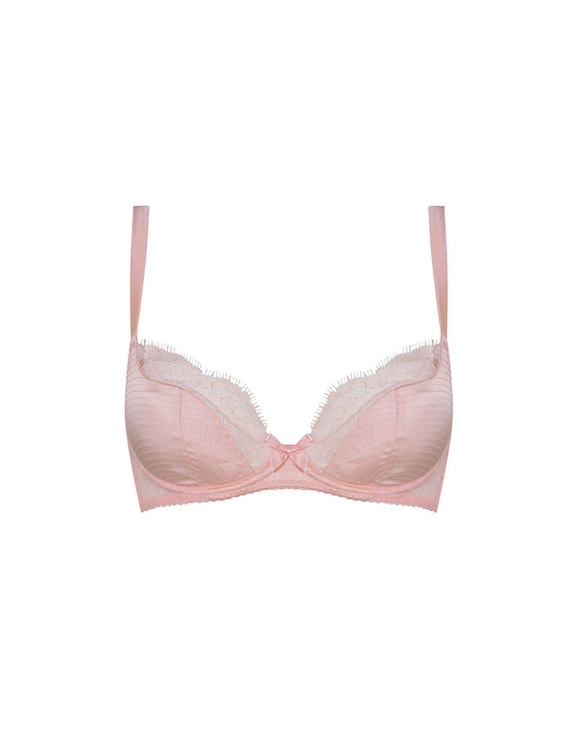 Helene Plunge Underwired Bra Blush | Agent Provocateur