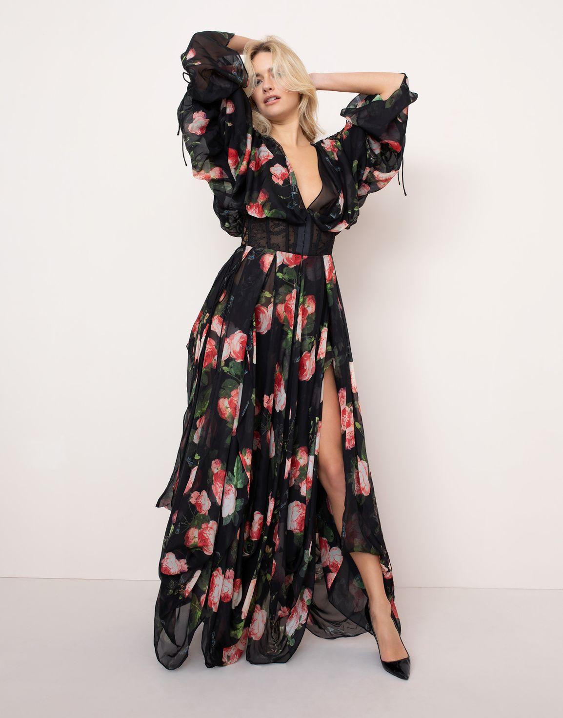 Elora Gown Black | Agent Provocateur