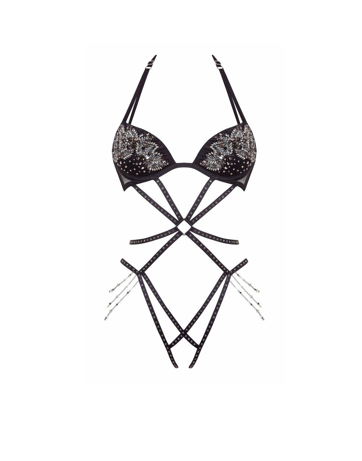 Manuka Playsuit Black | Agent Provocateur