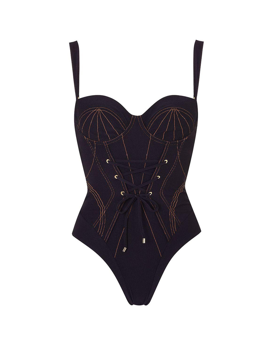 Safiya Swimsuit Black | Agent Provocateur
