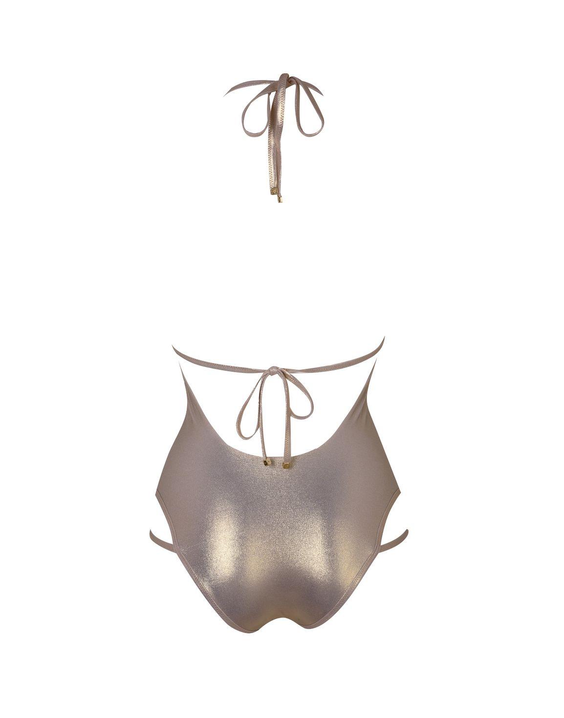 Brontie Swimsuit Gold | Agent Provocateur