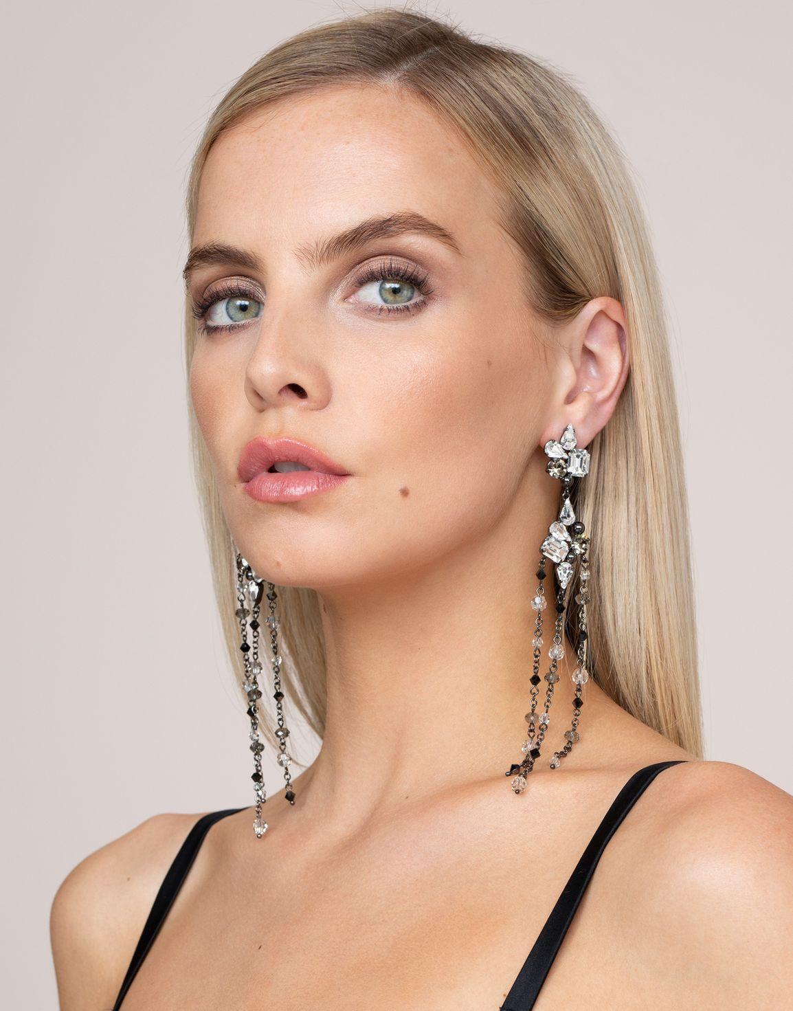 Manuka Earrings Black | Agent Provocateur