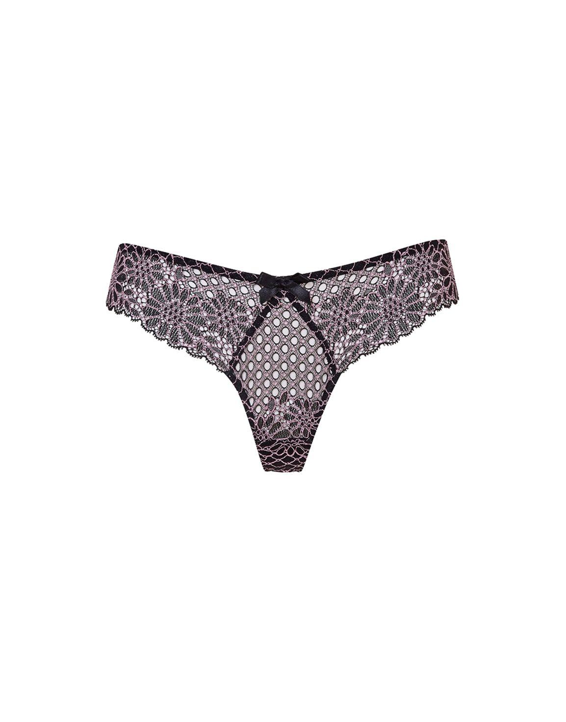 Elysa Brazilian Thong Black | Agent Provocateur