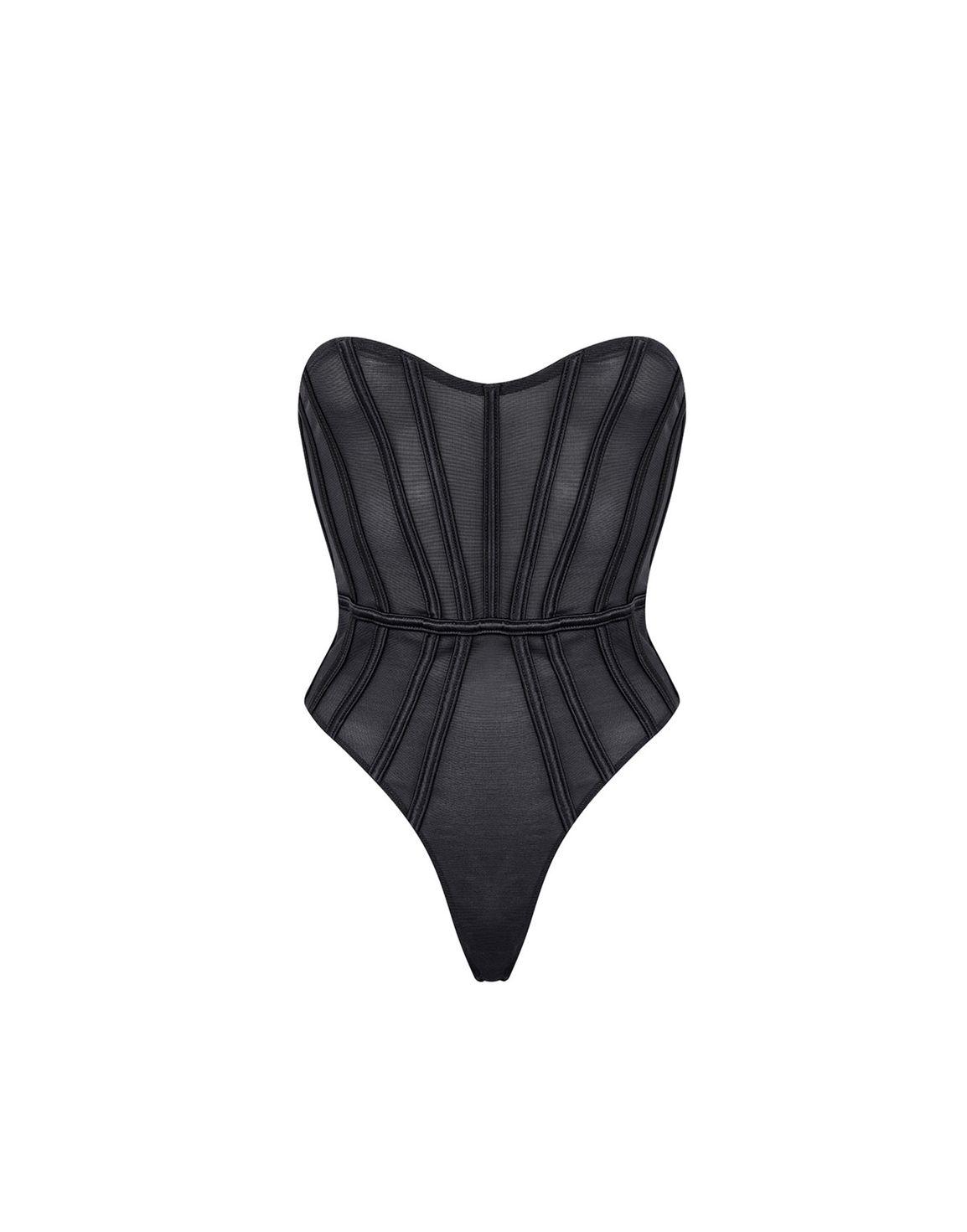 Roxey Body Corset Black | Agent Provocateur