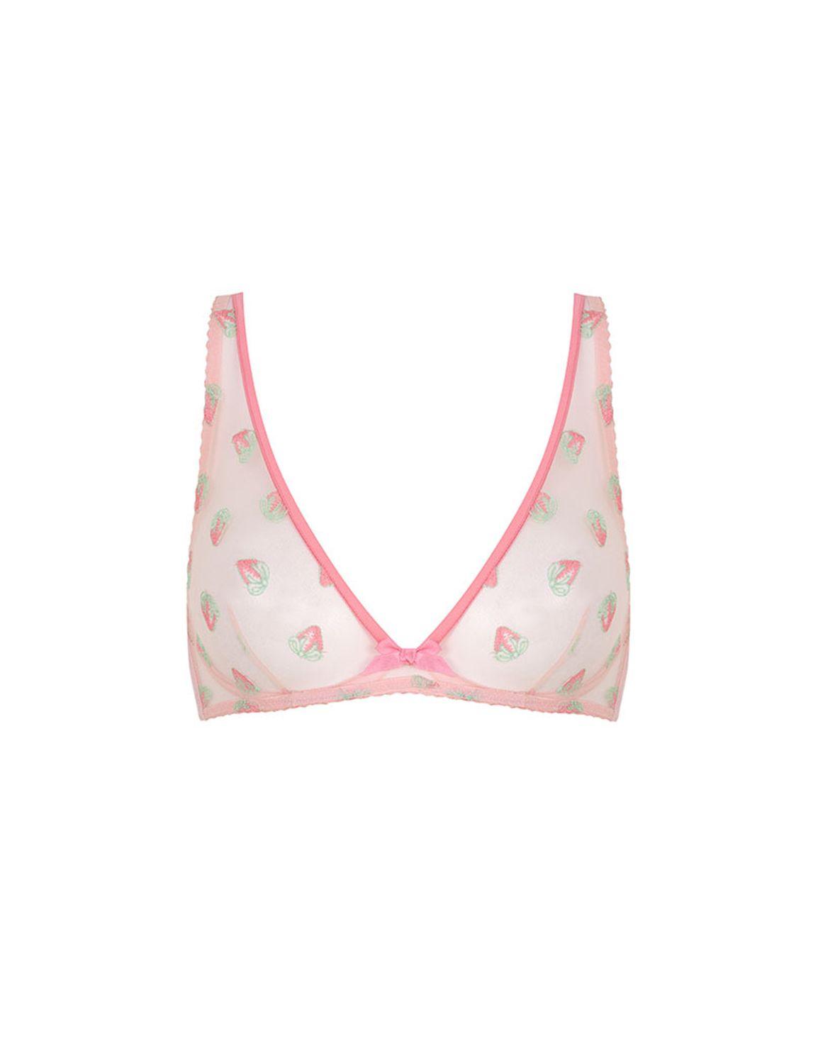 Fraise Full Cup Underwired Bra Pink | Agent Provocateur