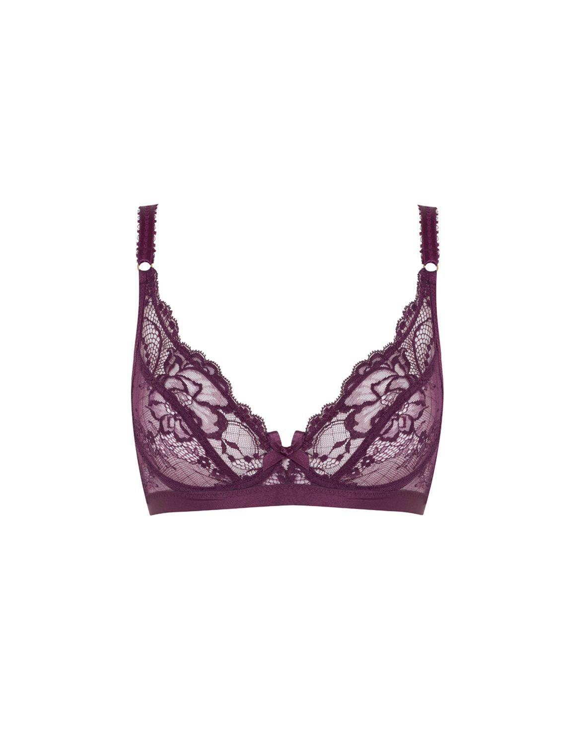 Carmella High Apex Underwired Bra Purple | Agent Provocateur