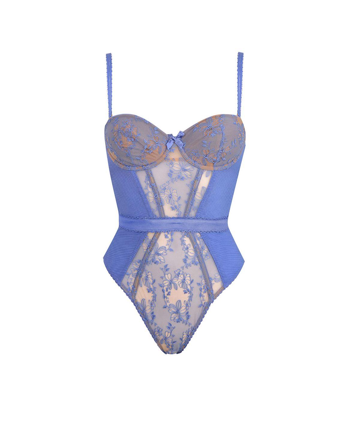 Florella Bodysuit Blue | Agent Provocateur