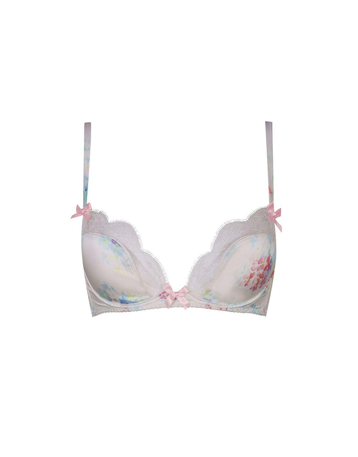 Aimeline Plunge Underwired Bra White | Agent Provocateur