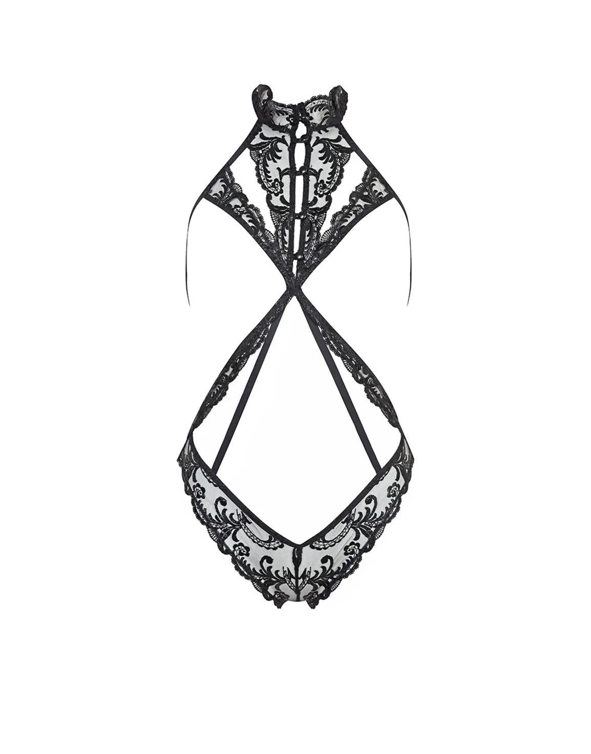 Dixee Playsuit Black | Agent Provocateur