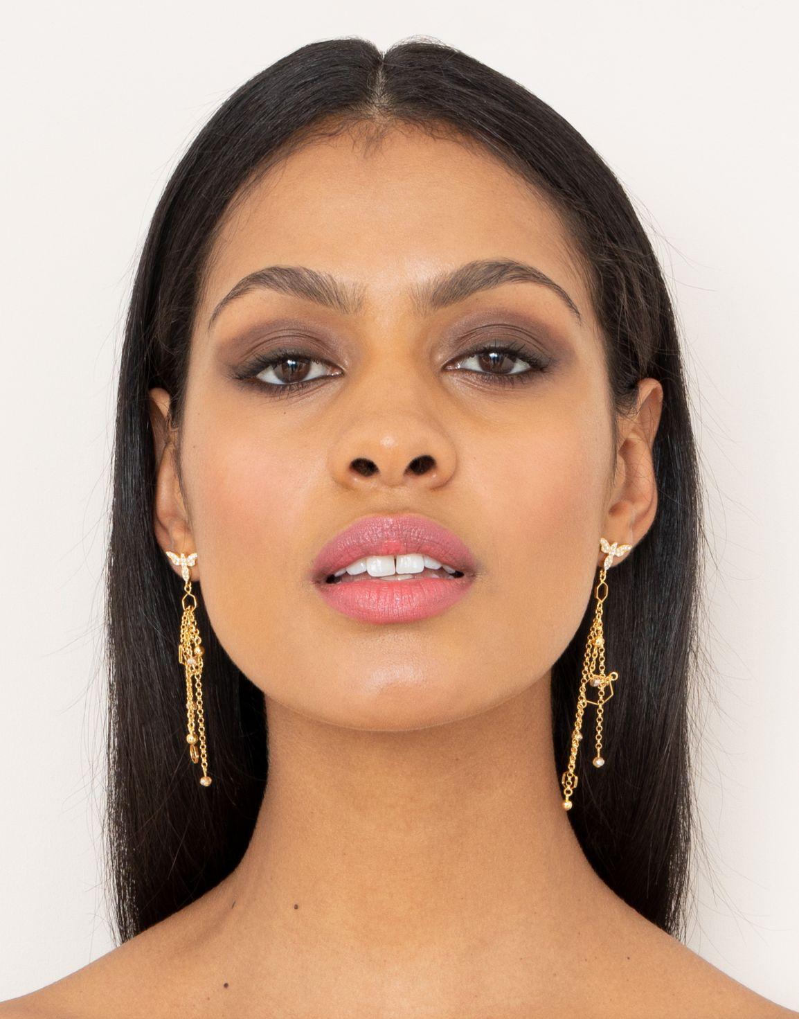 Azzalia Earring Gold | Agent Provocateur