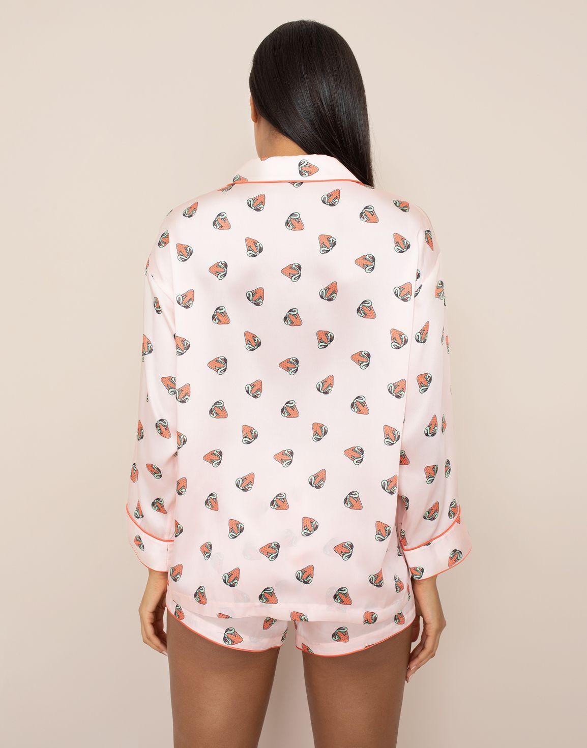 Fraise Pyjama Top Pink | Agent Provocateur