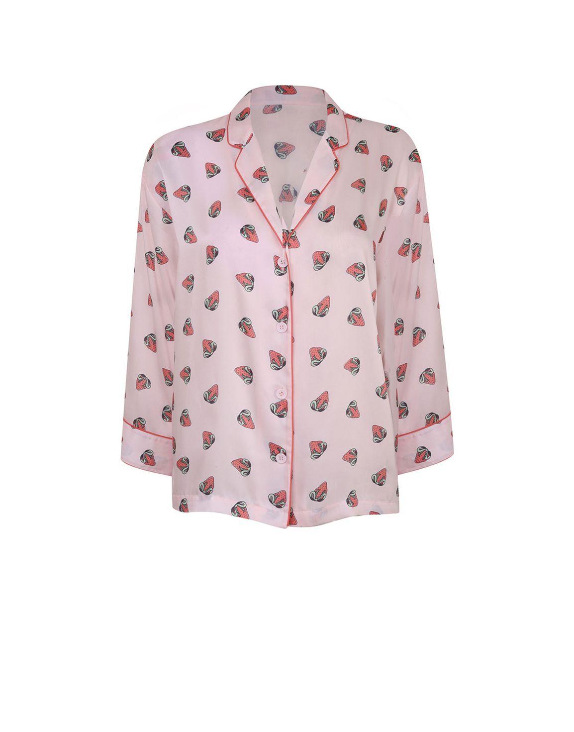 Fraise Pyjama Top Pink | Agent Provocateur