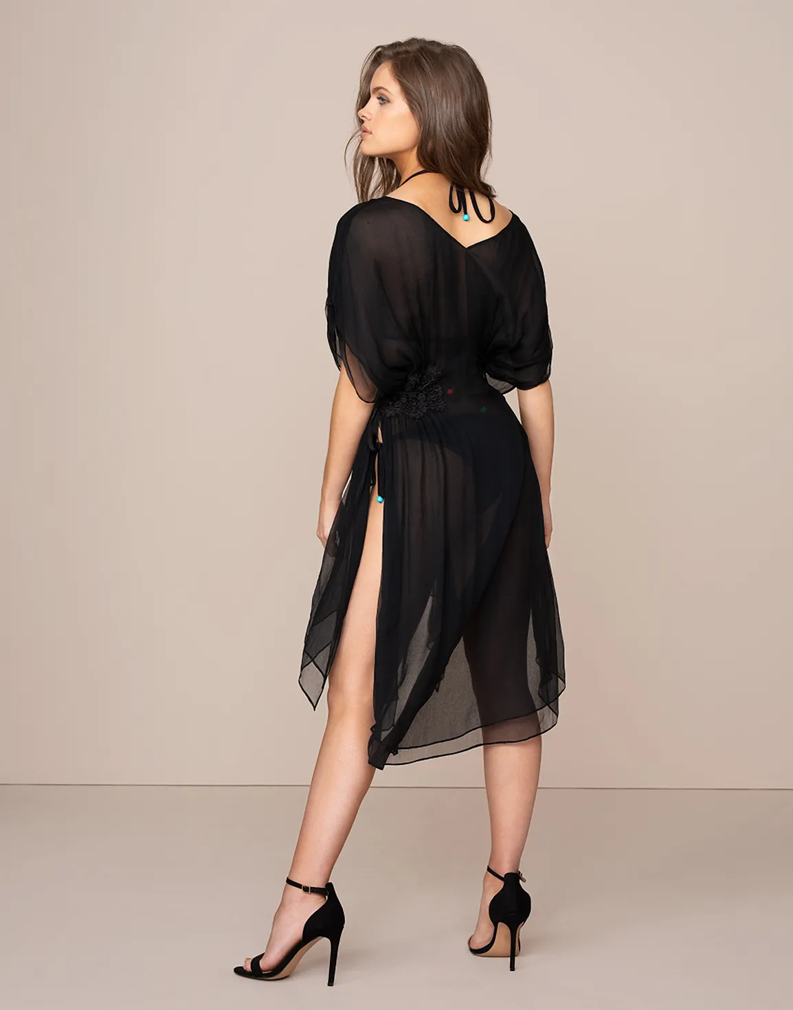 Lowri Kaftan Black | Agent Provocateur