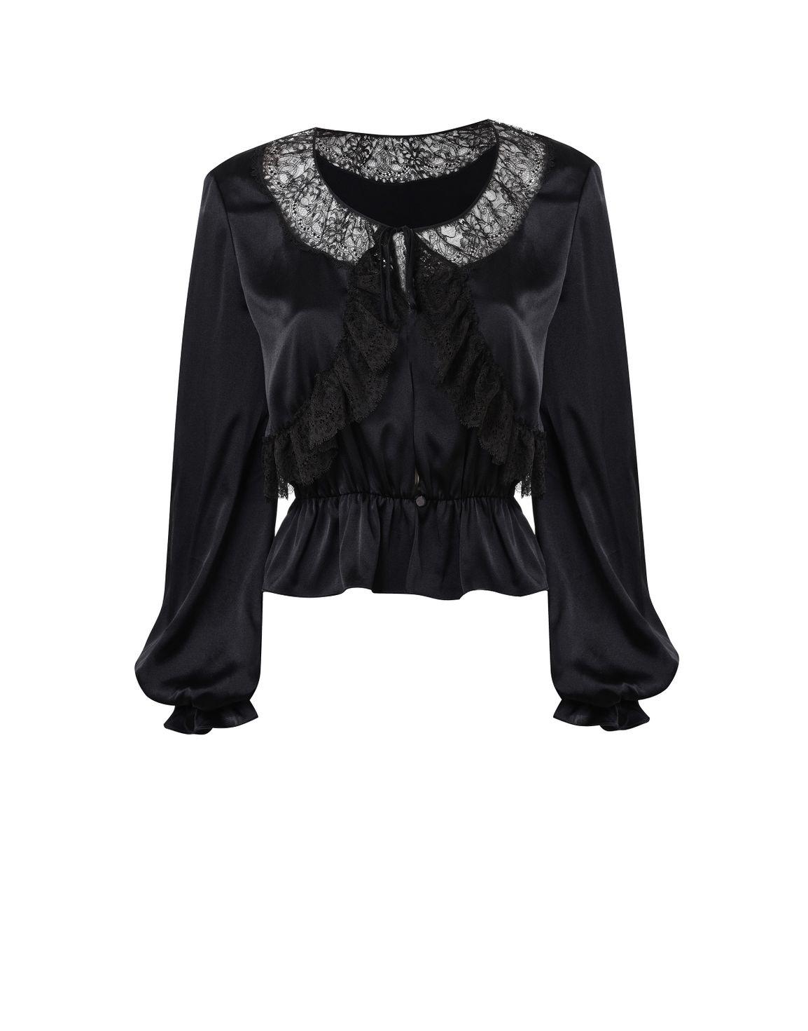 Annamae Pyjama Jacket Black | Agent Provocateur