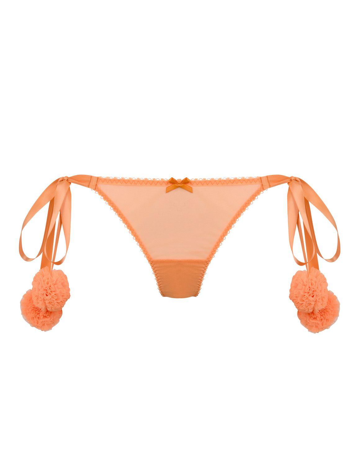 Lolana Tie Side Brief Yellow | Agent Provocateur