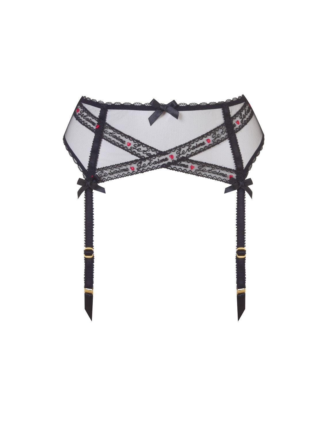 Edita Suspender Black | Agent Provocateur
