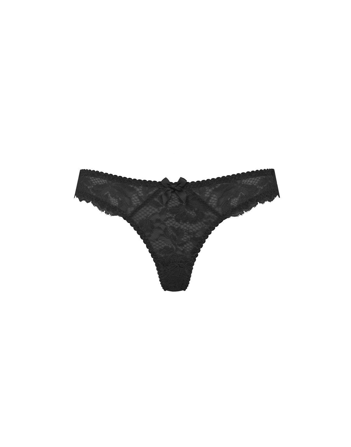 Rosele Thong Black | Agent Provocateur
