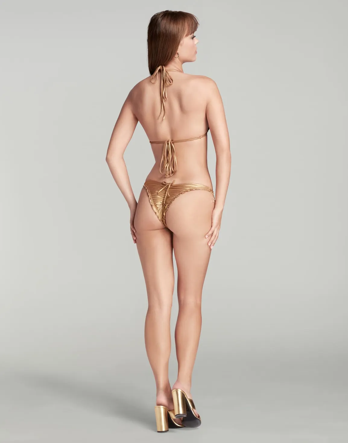 Berry Bikini Top Gold | Agent Provocateur