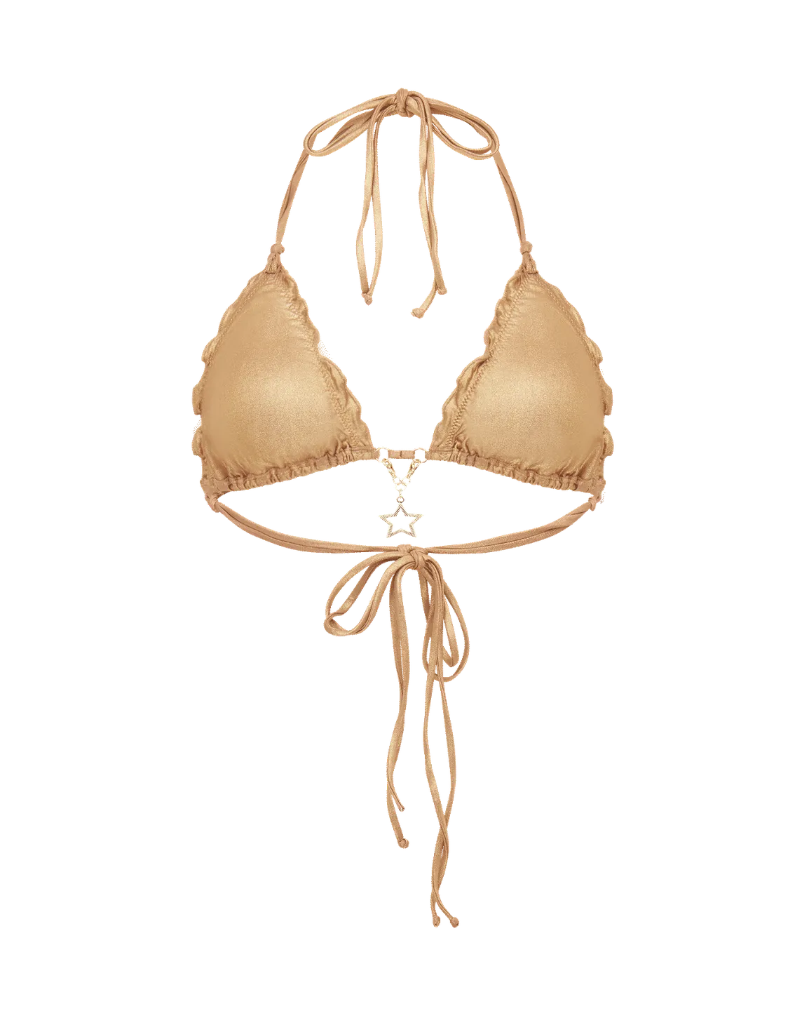 Berry Bikini Top Gold | Agent Provocateur