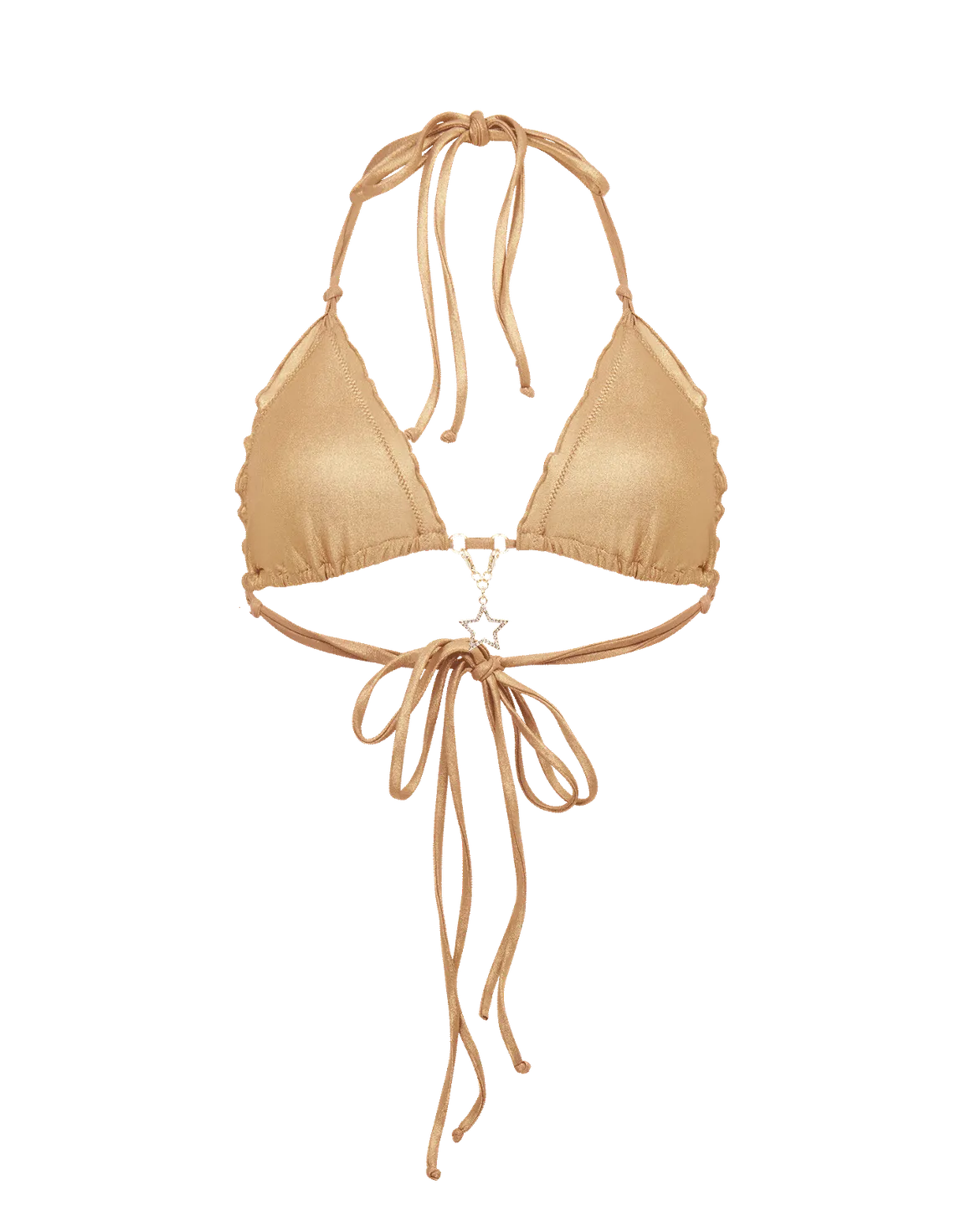 Berry Bikini Top Gold | Agent Provocateur