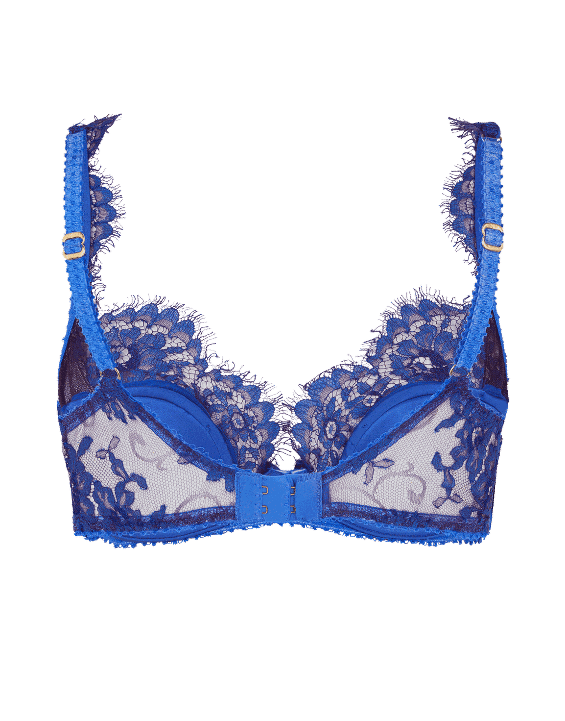 Carline Plunge Underwired Bra Cobalt | Agent Provocateur