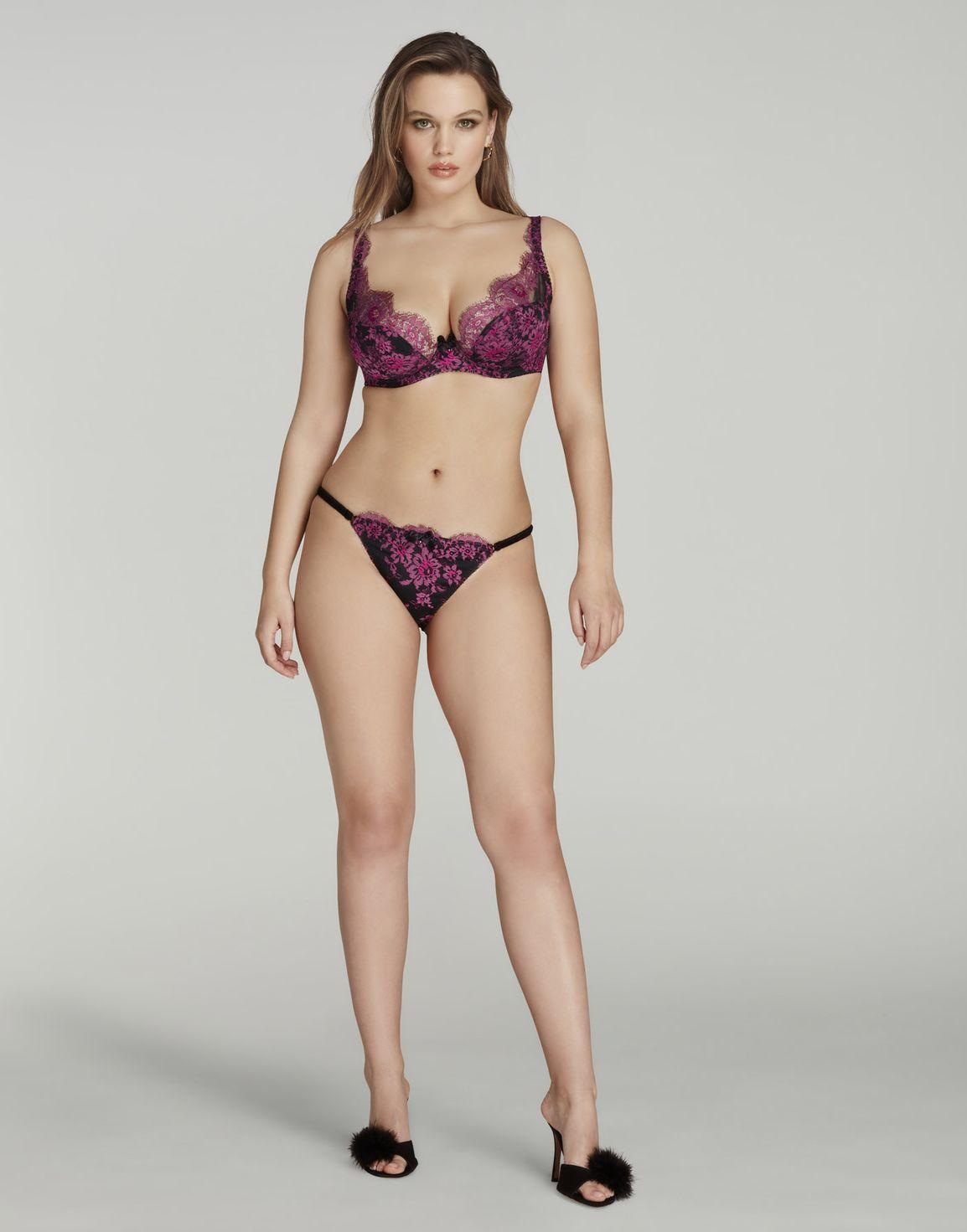 Carline Plunge Underwired Bra Pink | Agent Provocateur