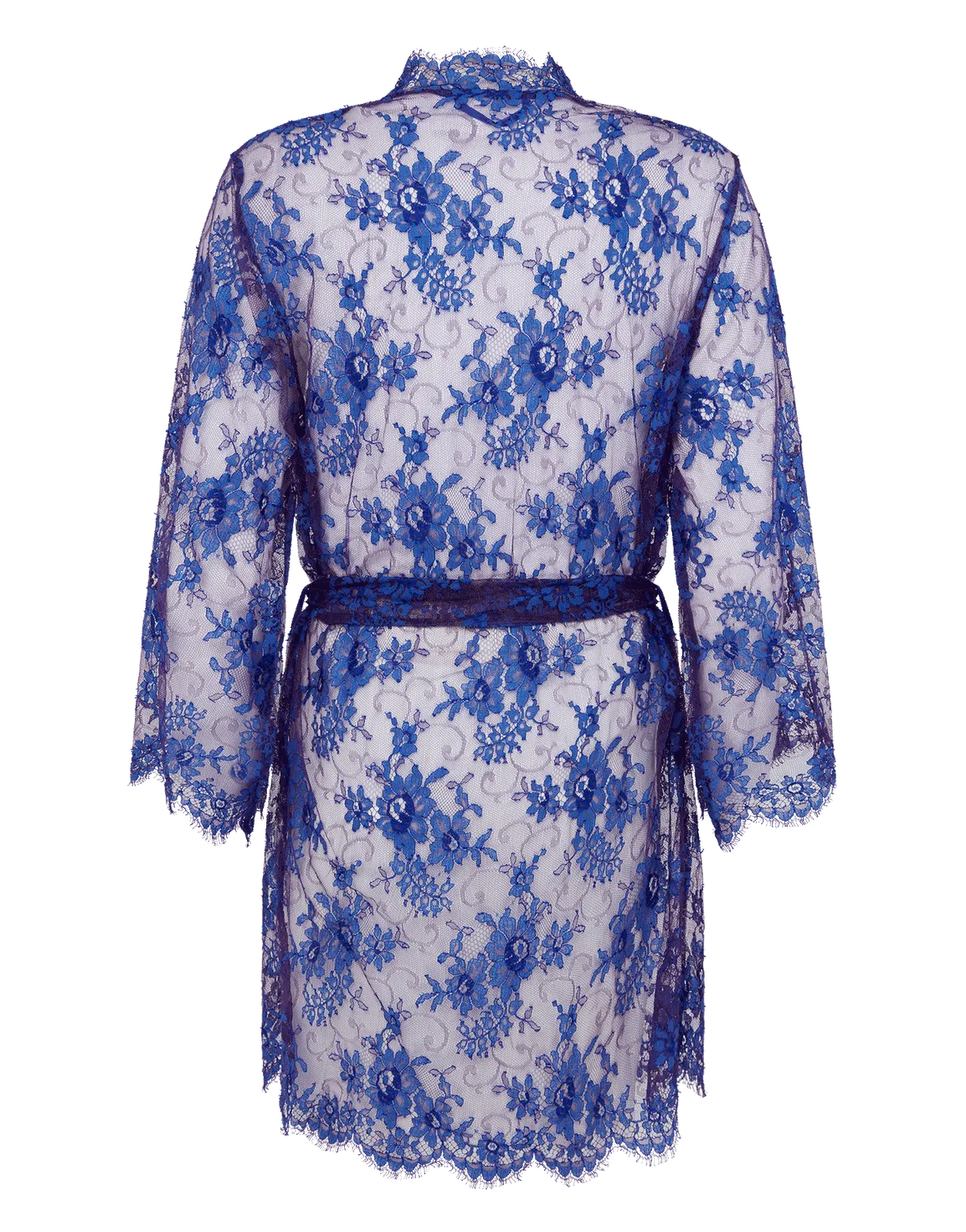 Carline Short Kimono Cobalt | Agent Provocateur