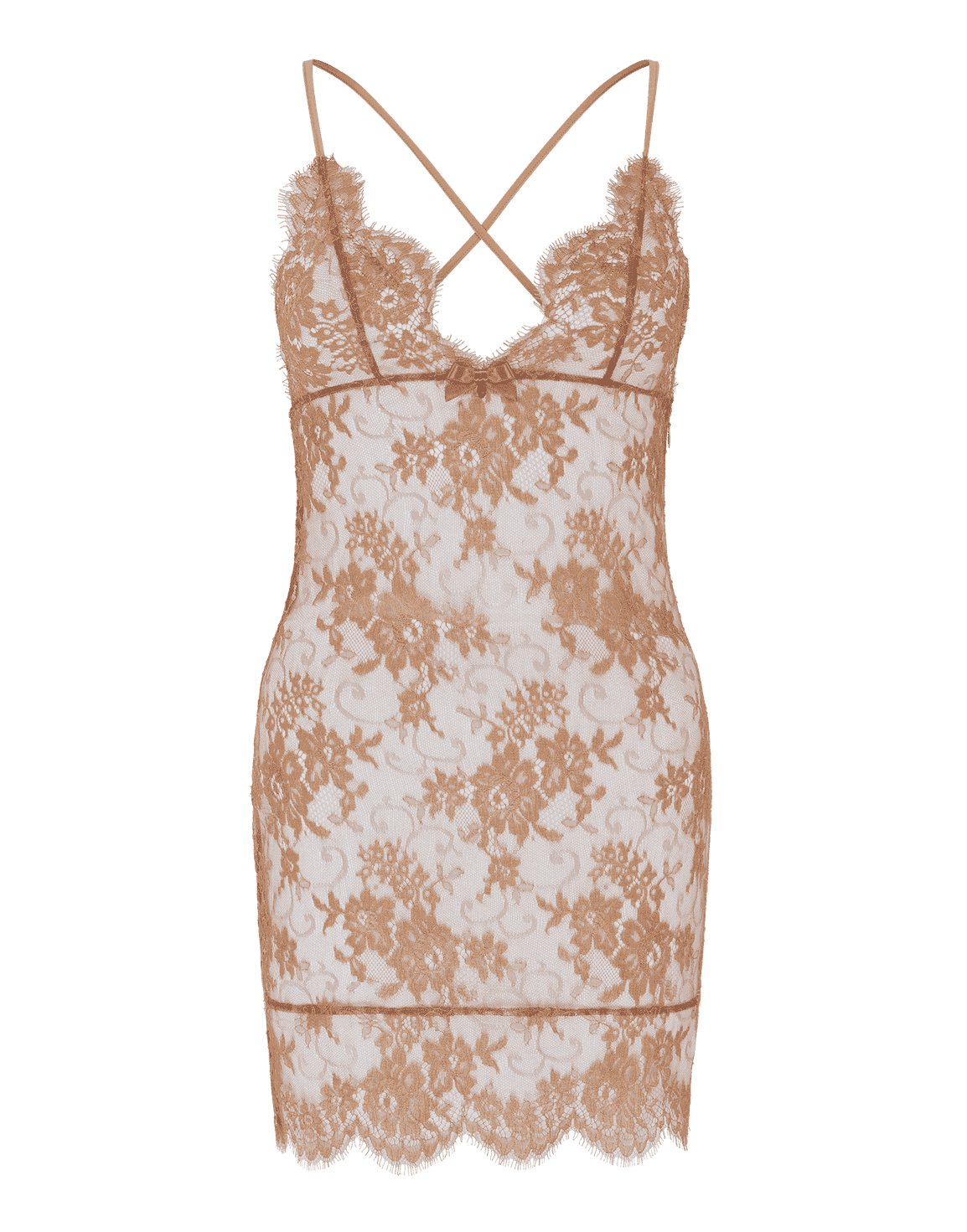Carline Short Slip Gold | Agent Provocateur