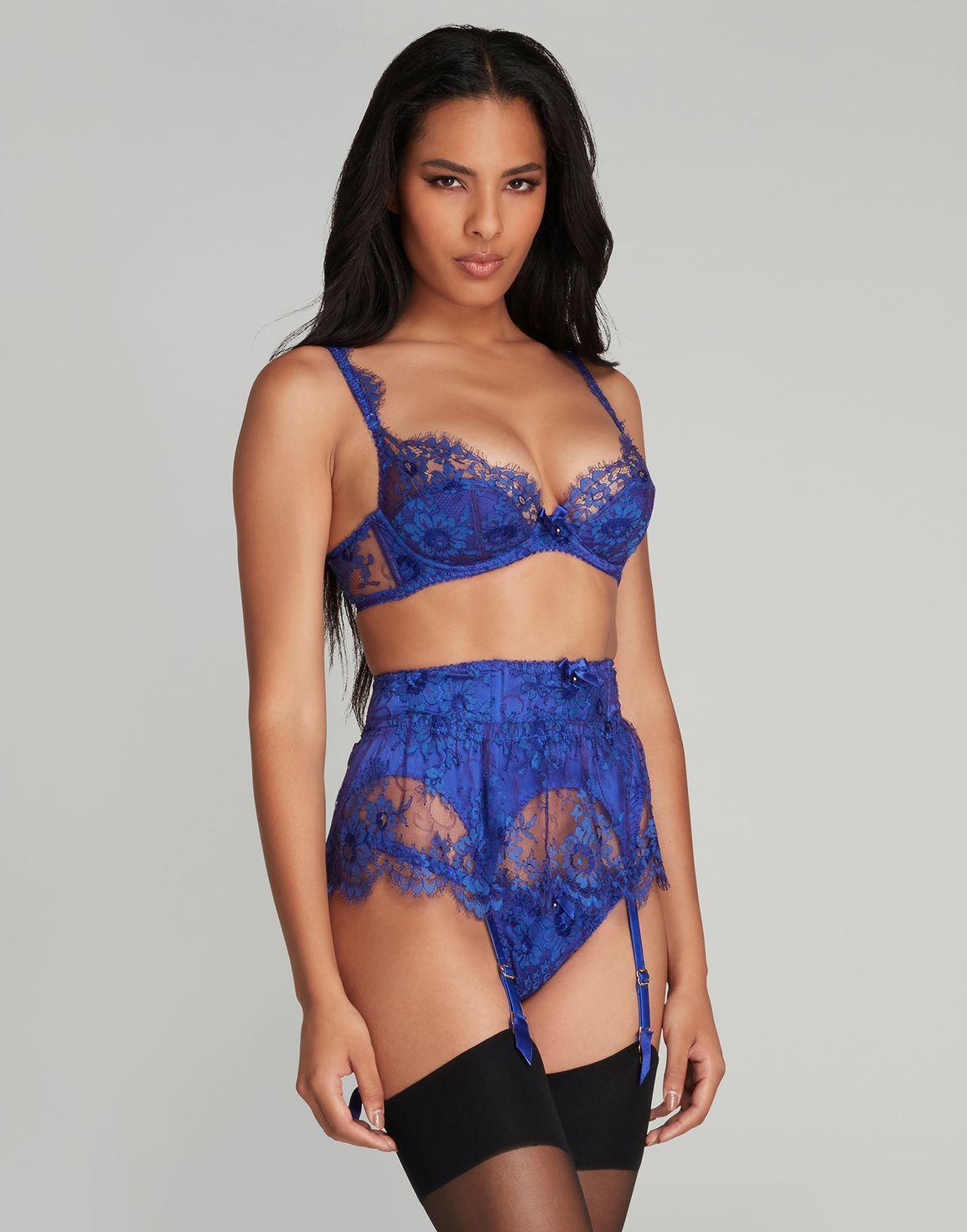 Carline Suspender Cobalt | Agent Provocateur
