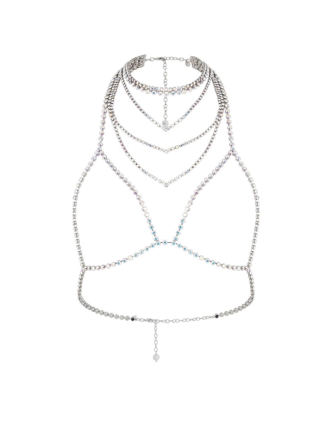 Carllina Chain Bra Irridescent/Silver | Agent Provocateur