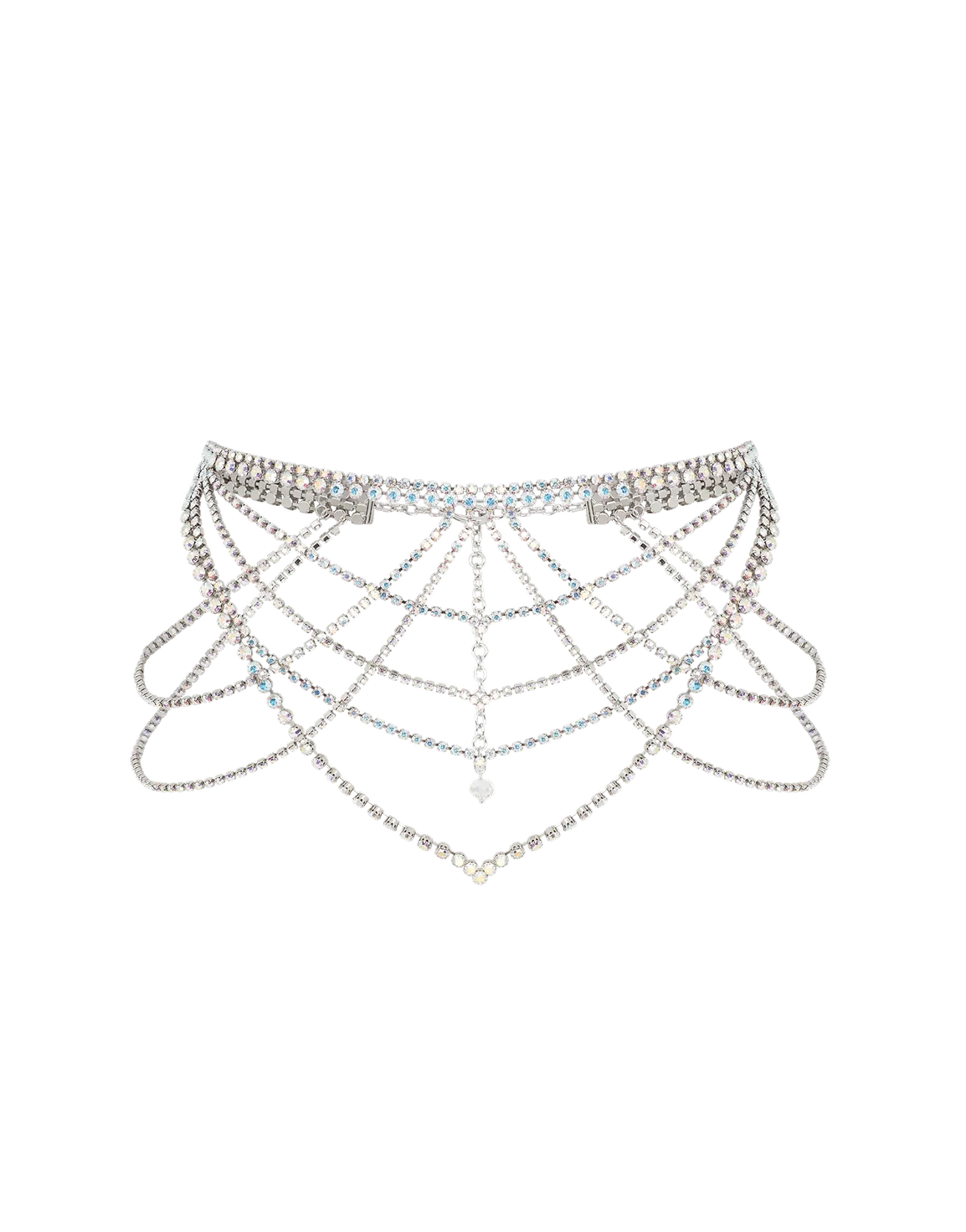 Carllina Chain Bra Irridescent/Silver | Agent Provocateur