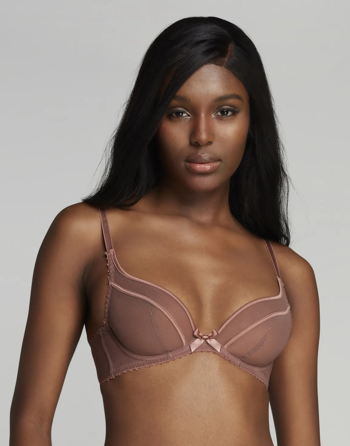Cruz Plunge Underwired Bra Mocha | Agent Provocateur