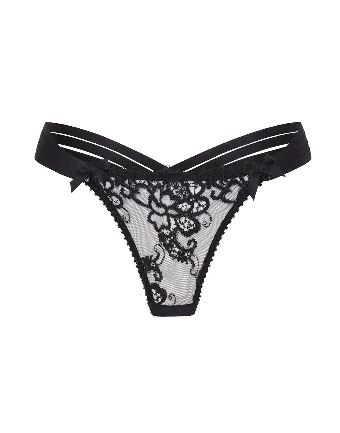 Dioni Thong Black | Agent Provocateur