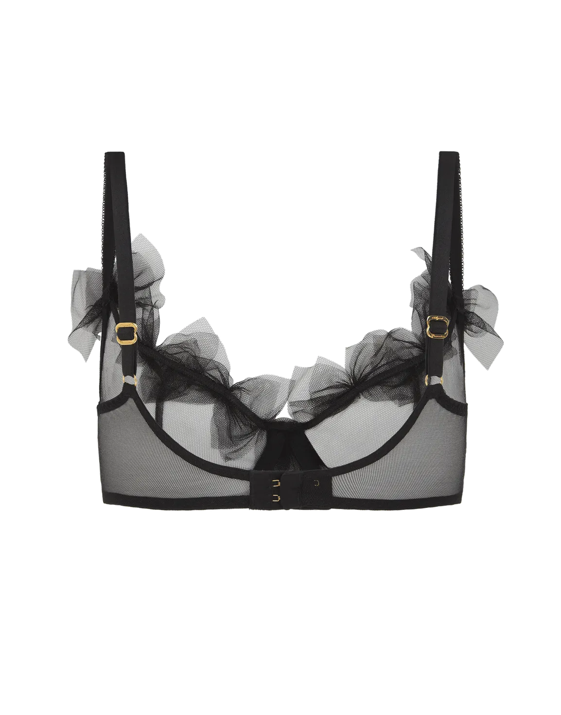 Fawn Plunge Underwired Bra Black | Agent Provocateur