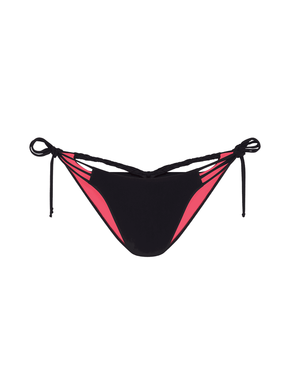 Laticia Bikini Bottom Black/Neon Pink | Agent Provocateur