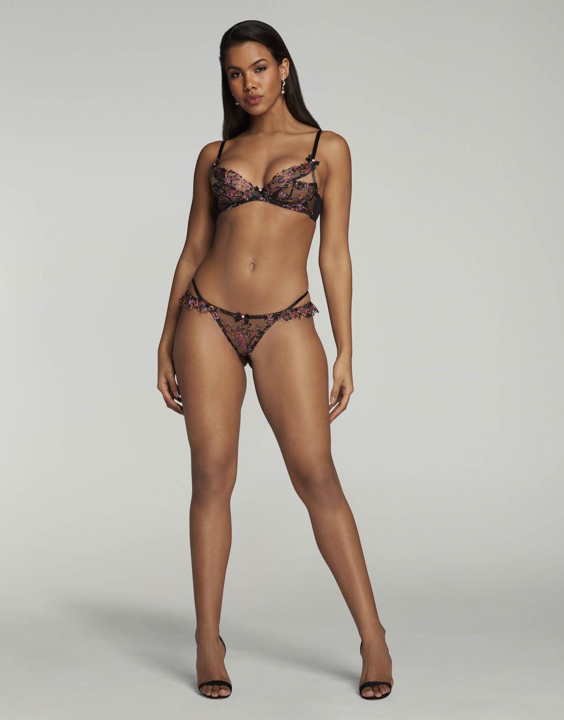Leisha Full Brief Black Multicolour | Agent Provocateur