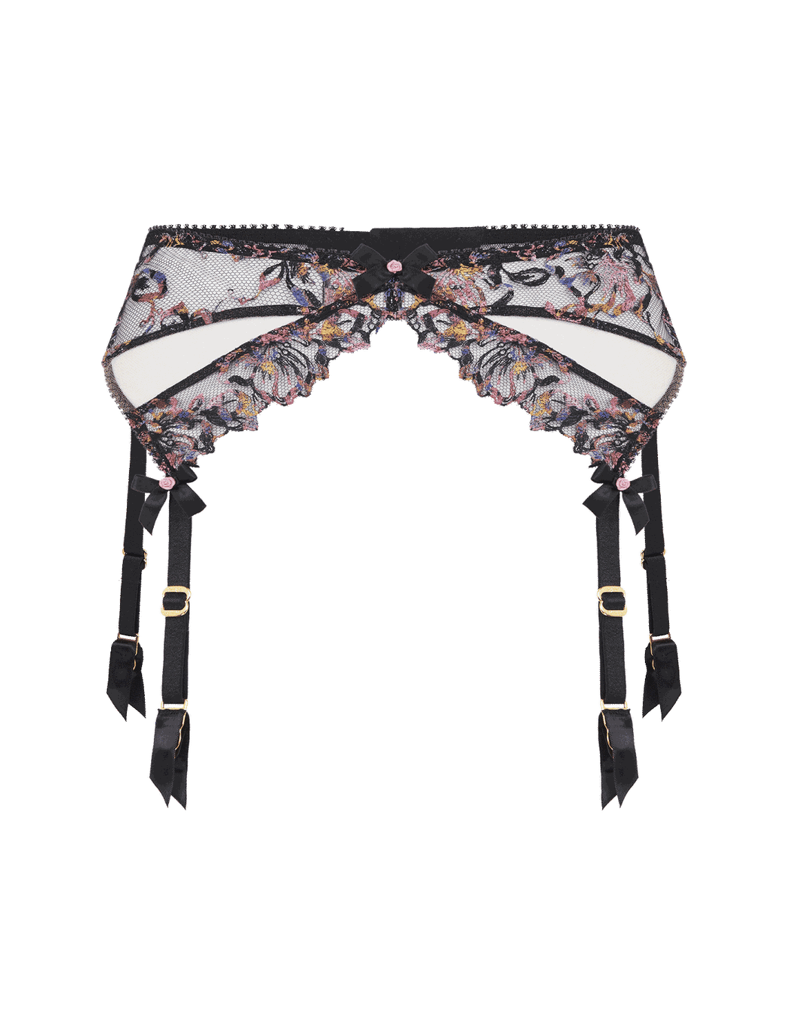 Leisha Suspender Black Multicolour | Agent Provocateur