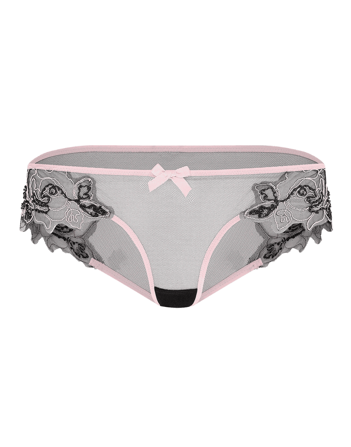 Lindie Full Brief Pink/Black | Agent Provocateur