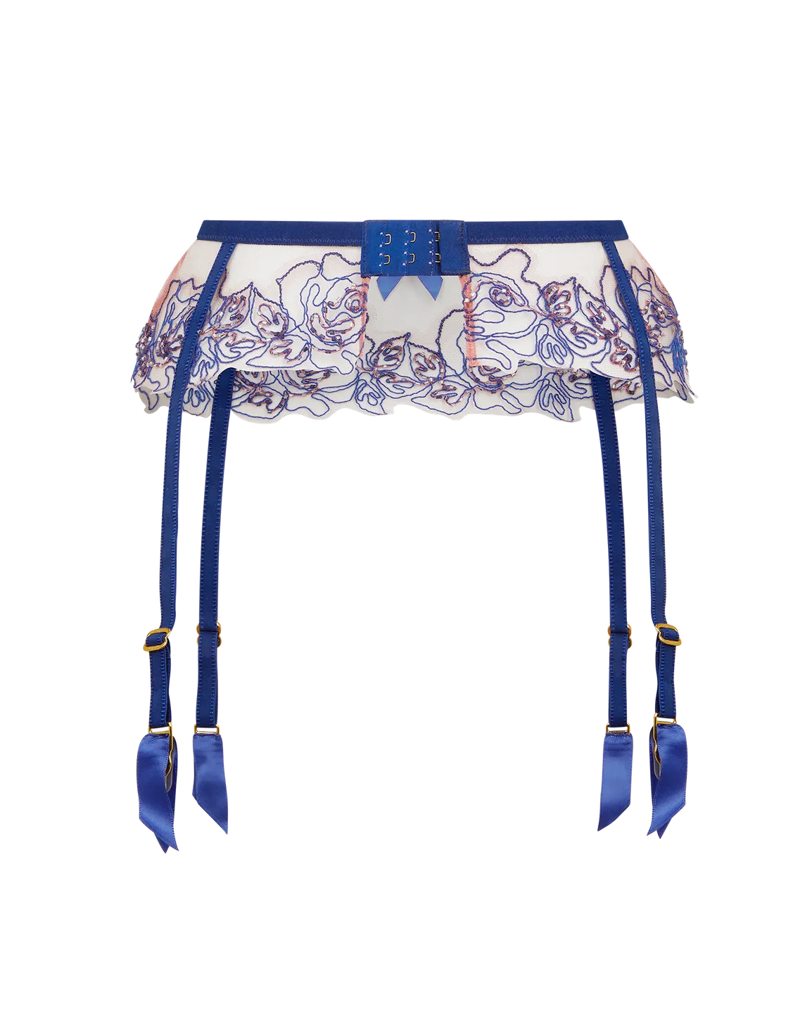 Lindie Suspender Pink/Blue | Agent Provocateur